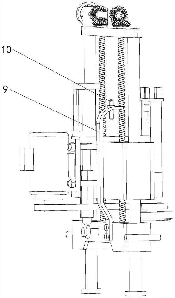 Paper tube curling device