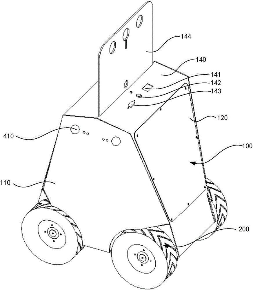 Pull type rutting checking vehicle