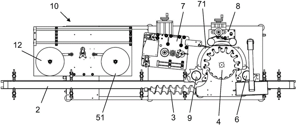 An astrolabe rotary labeling machine