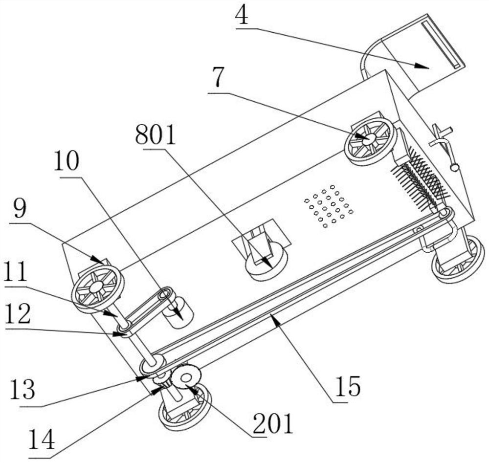 Building house flatness detection device