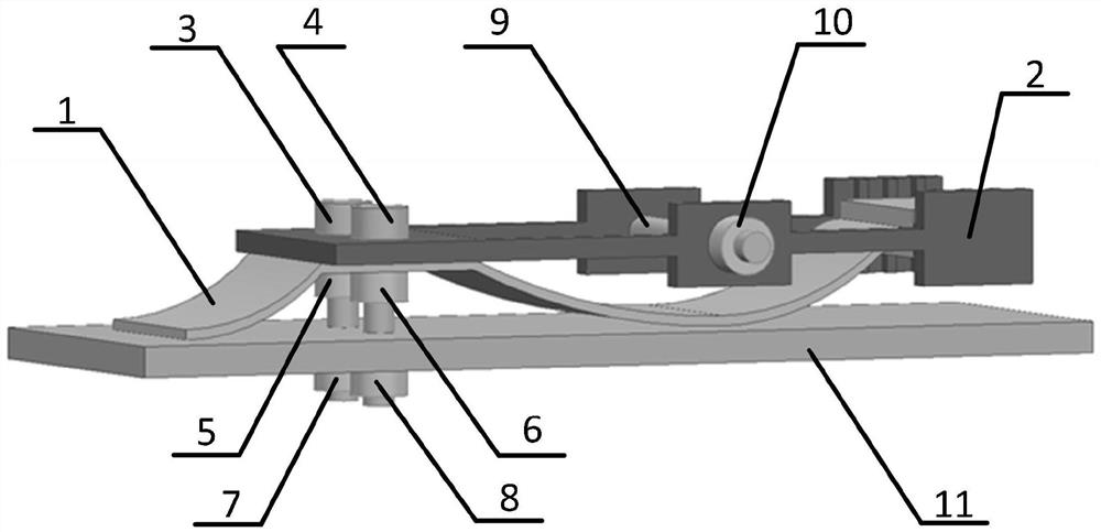 Multi-friction contact surface nonlinear vibration absorption-energy consumption device for momentum wheel