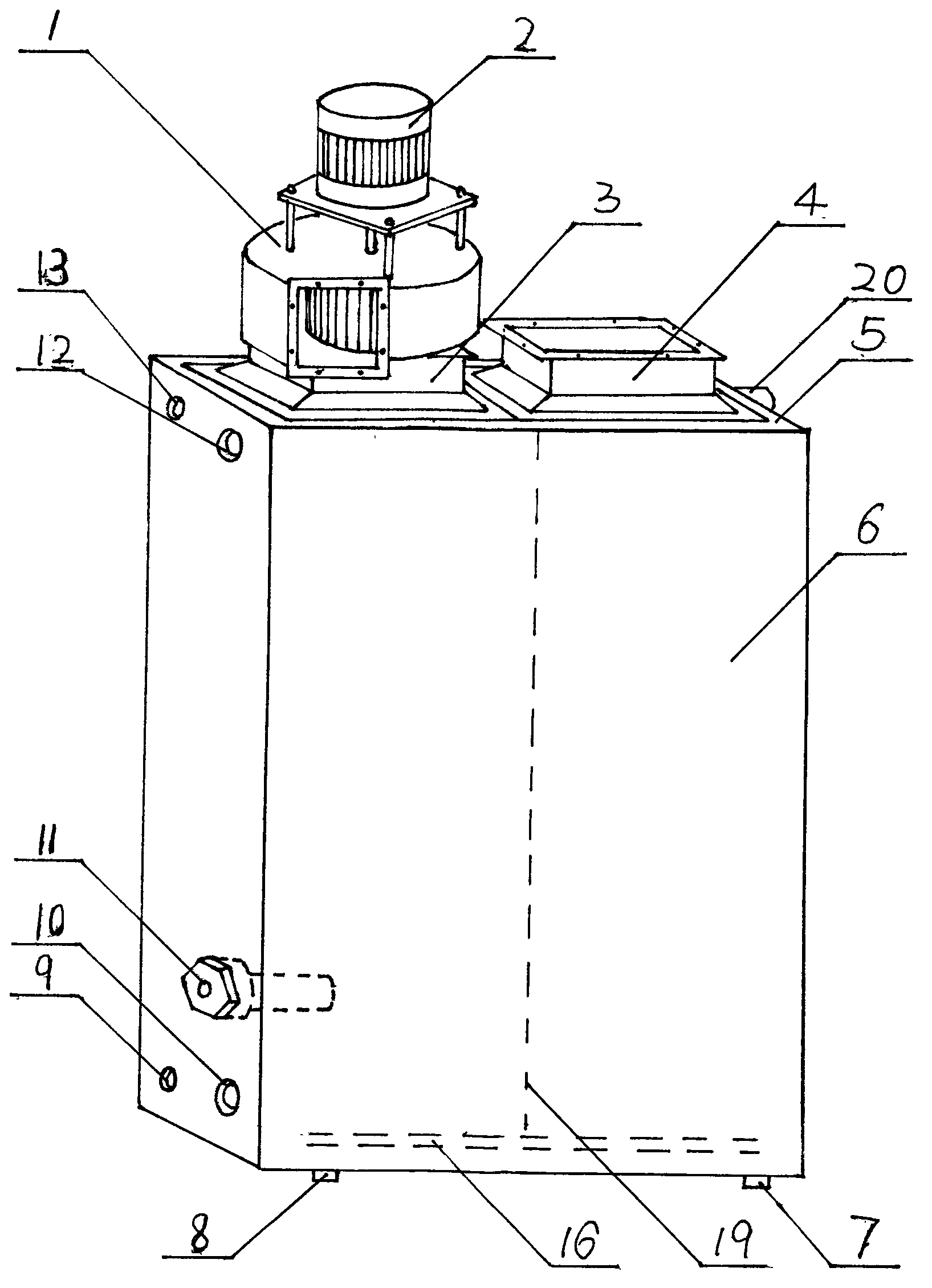 Multifunctional system tail end energy storing and releasing machine