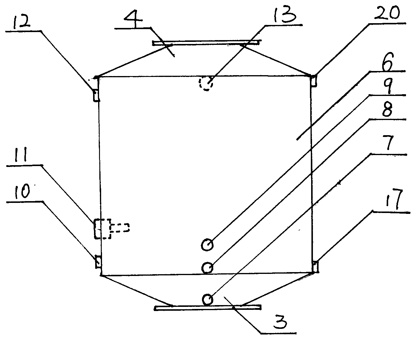 Multifunctional system tail end energy storing and releasing machine