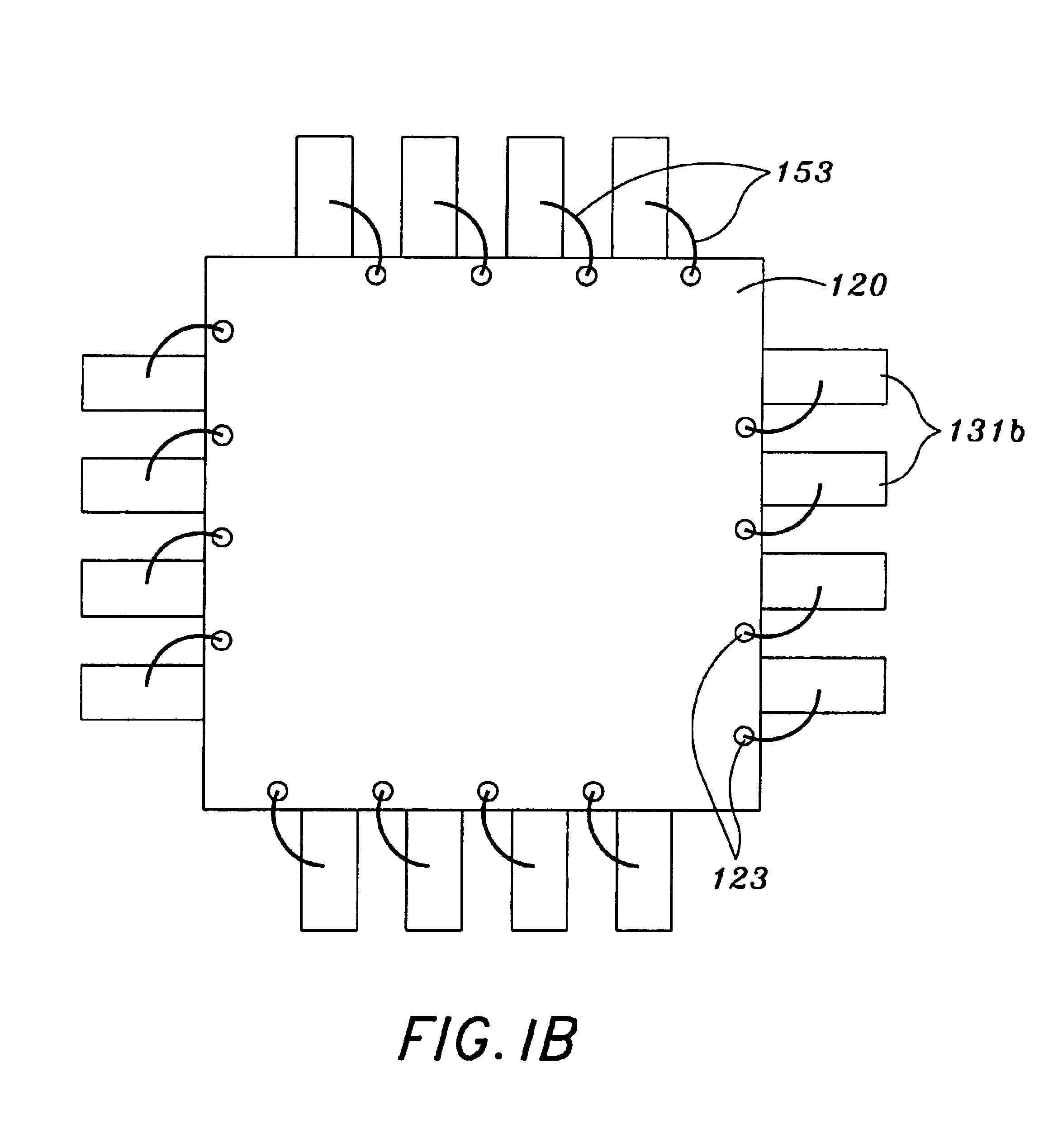 Reduced size semiconductor package with stacked dies