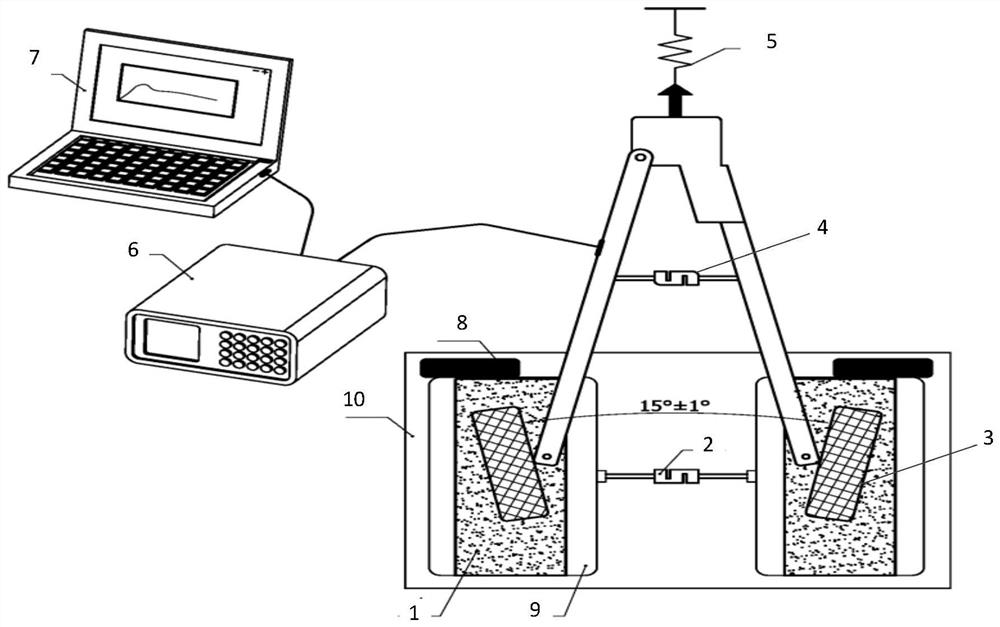 A lateral friction calibration device and calibration method