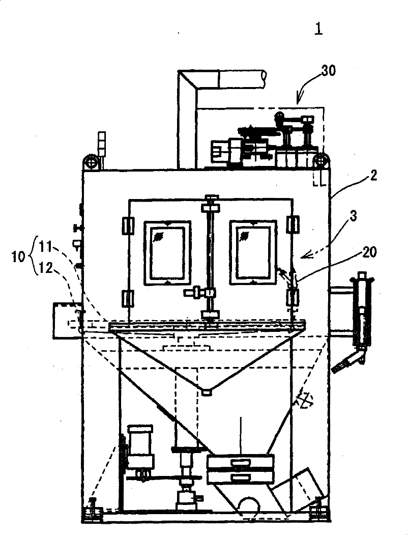 Grinding processing method and grinding processing device