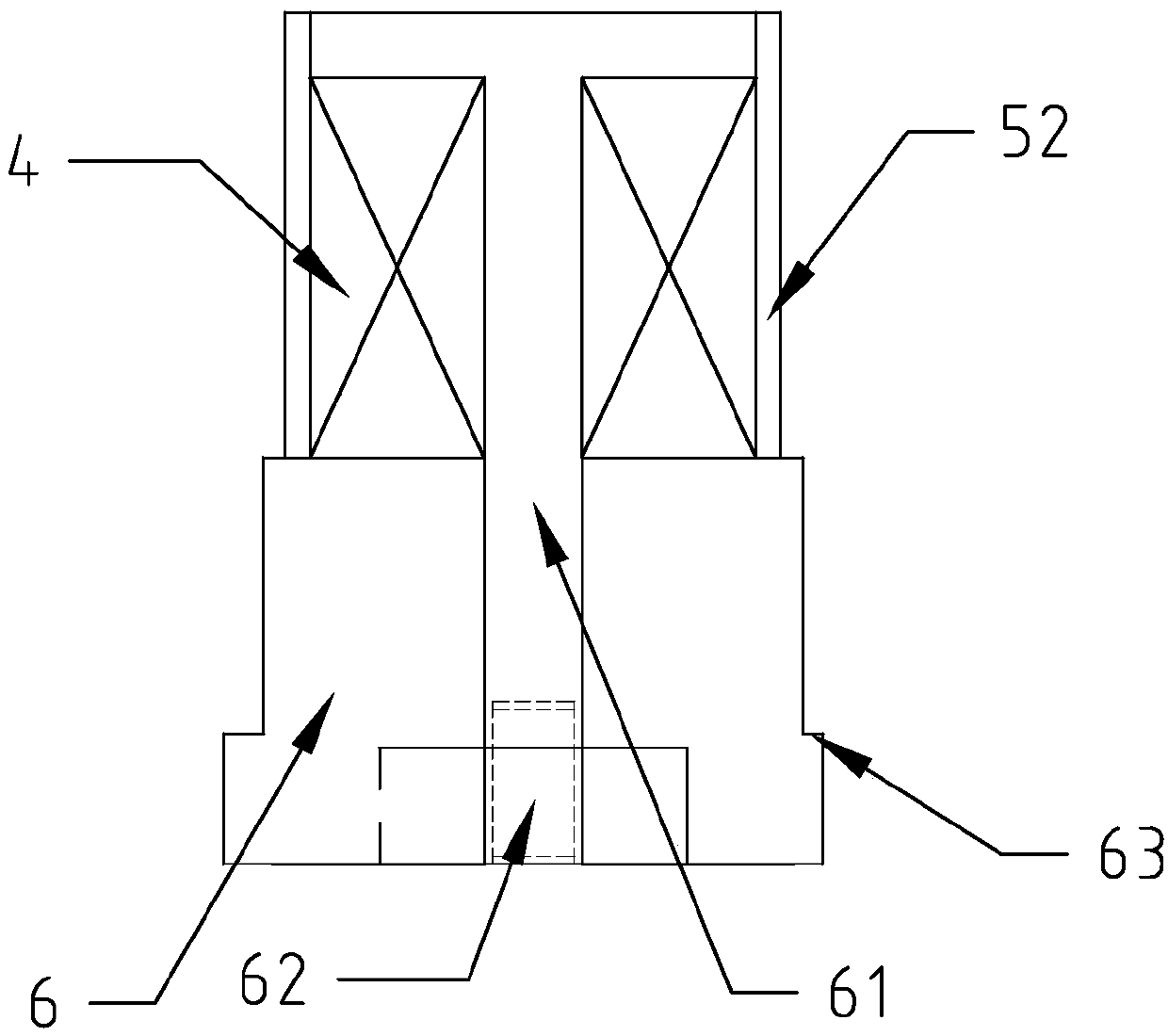 Injection die and injection method used for preparing multi-orientation anisotropic plastic magnetic body