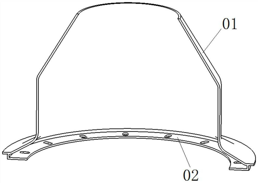 A ceramic matrix composite inner cone and its processing method