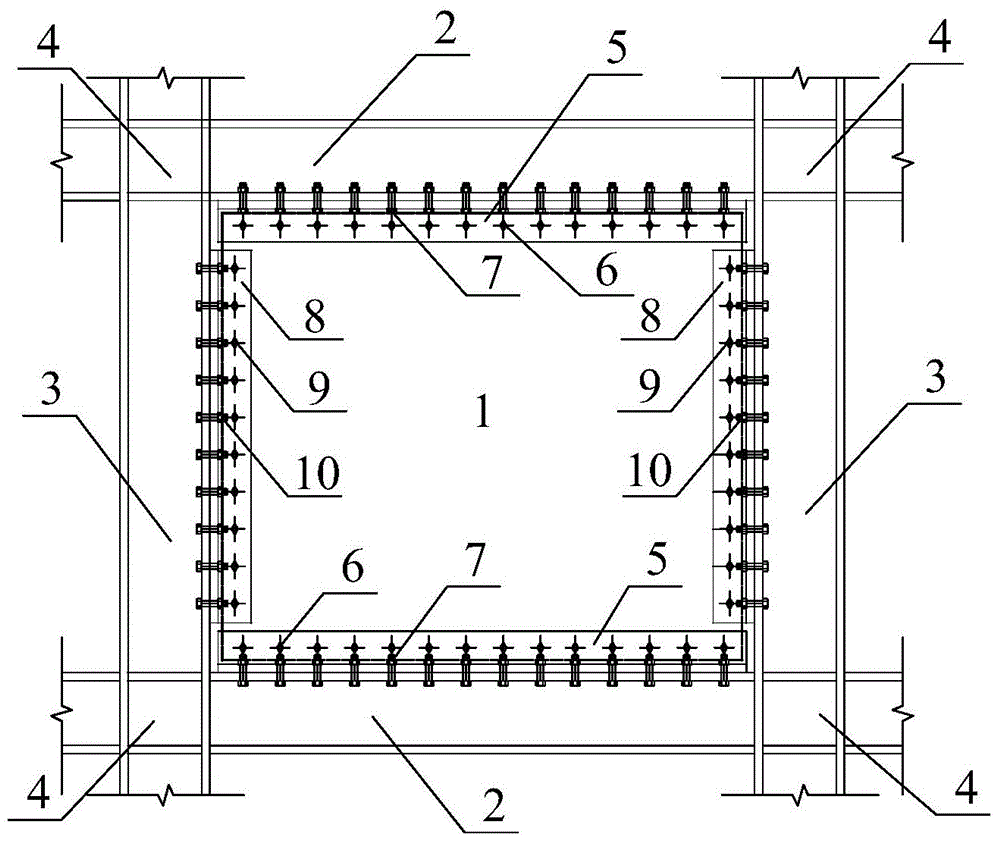 Foam steel board shear wall structure