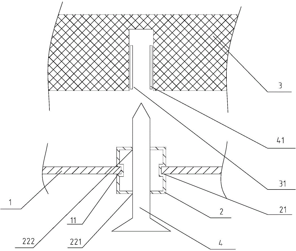 Mounting structure for suspension device