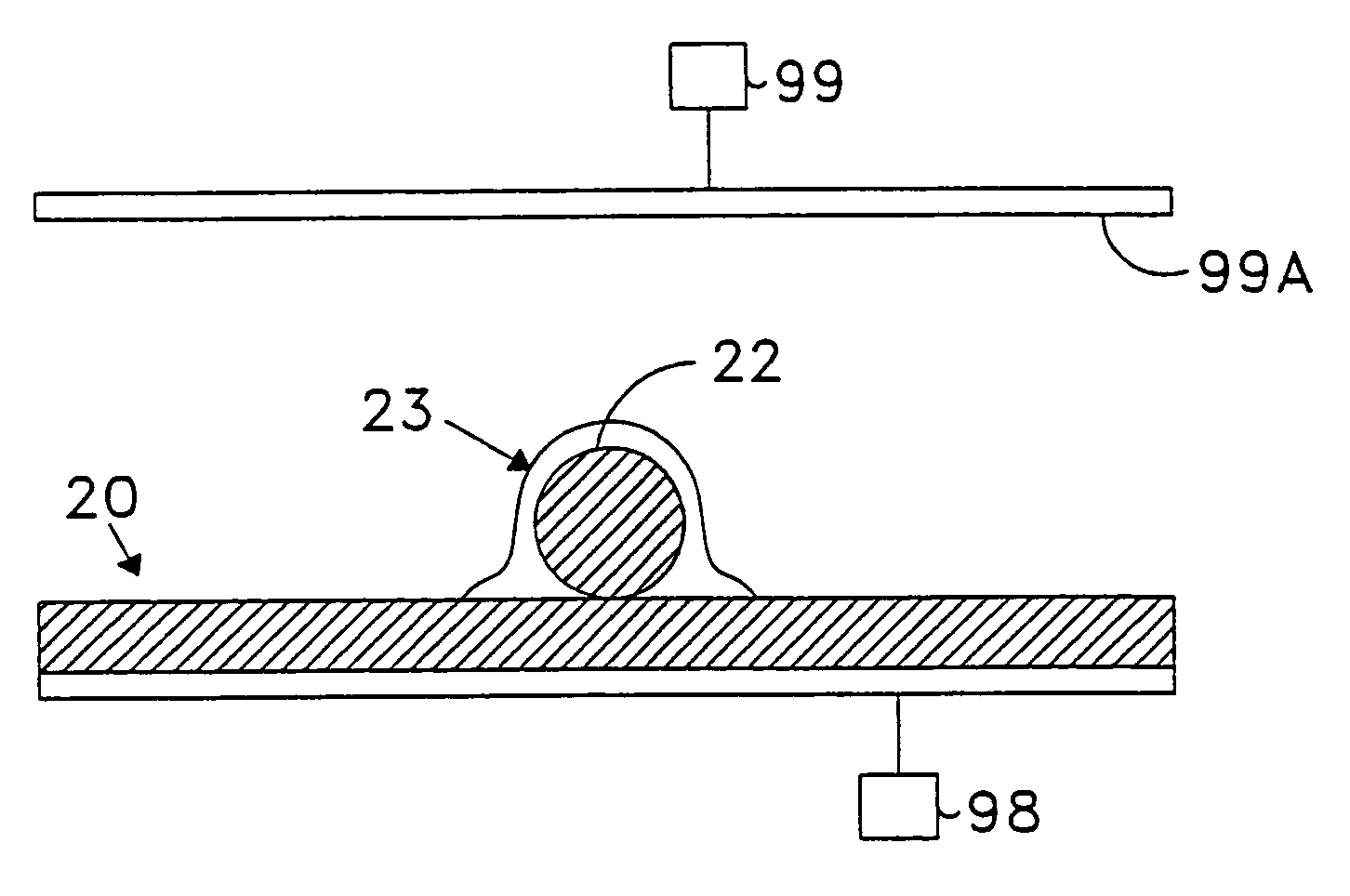 Apparatus for removal of minute particles from a surface using thermophoresis to prevent particle redeposition