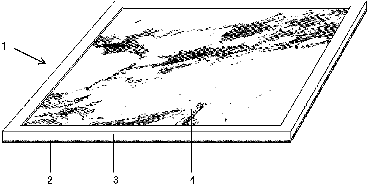 Printing screen for ceramic tile decoration and manufacturing method thereof