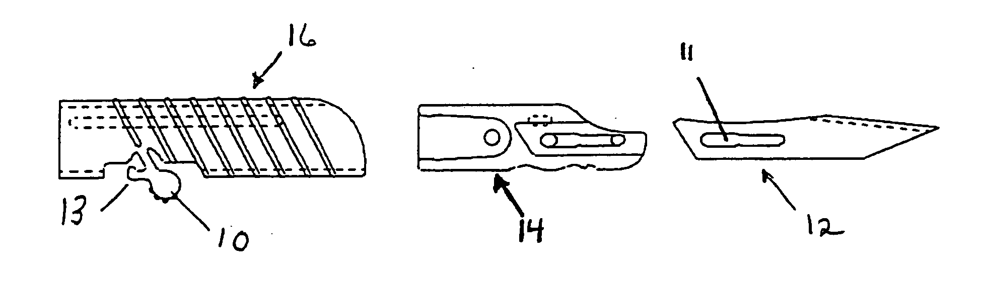 Disposable safety surgical blade