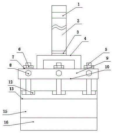 Prebaking aluminum cell anode set structure