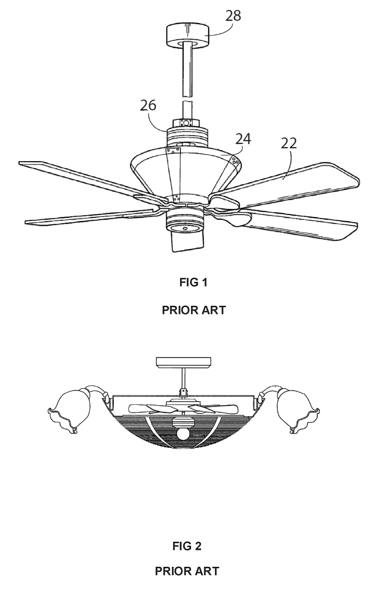 Centrifugal ceiling fan