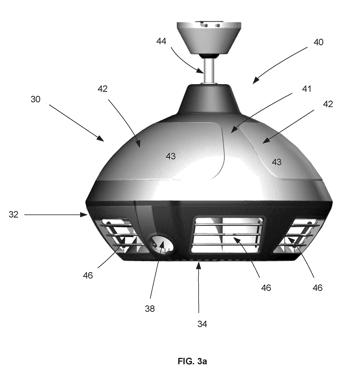 Centrifugal ceiling fan