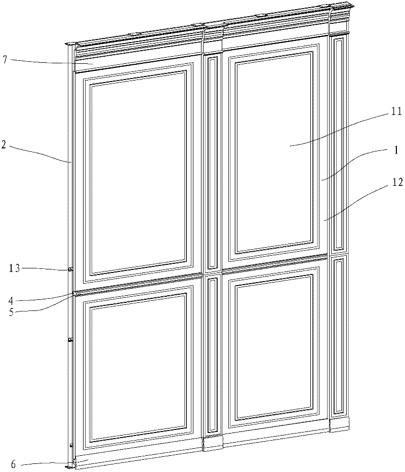 Revetment and mounting method thereof