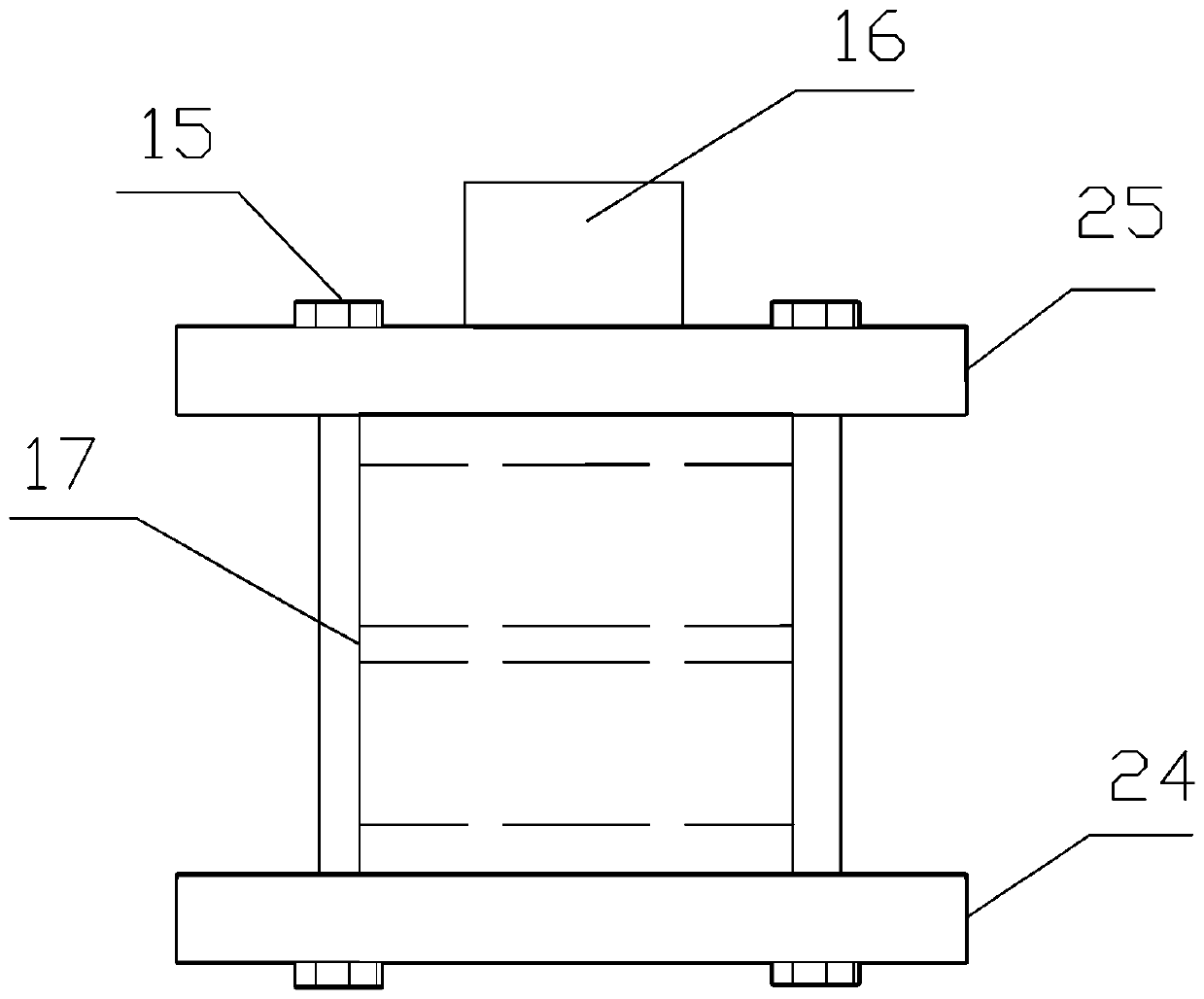 Rock stretching and tension-shear test device and method