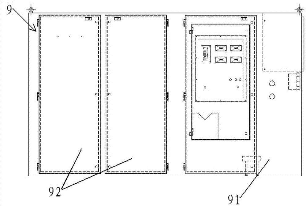 Intermediate frequency power supply heating system