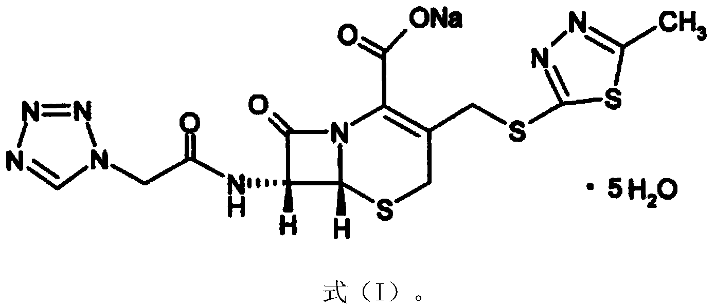 Cefazolin sodium compound and aseptic powder injection thereof