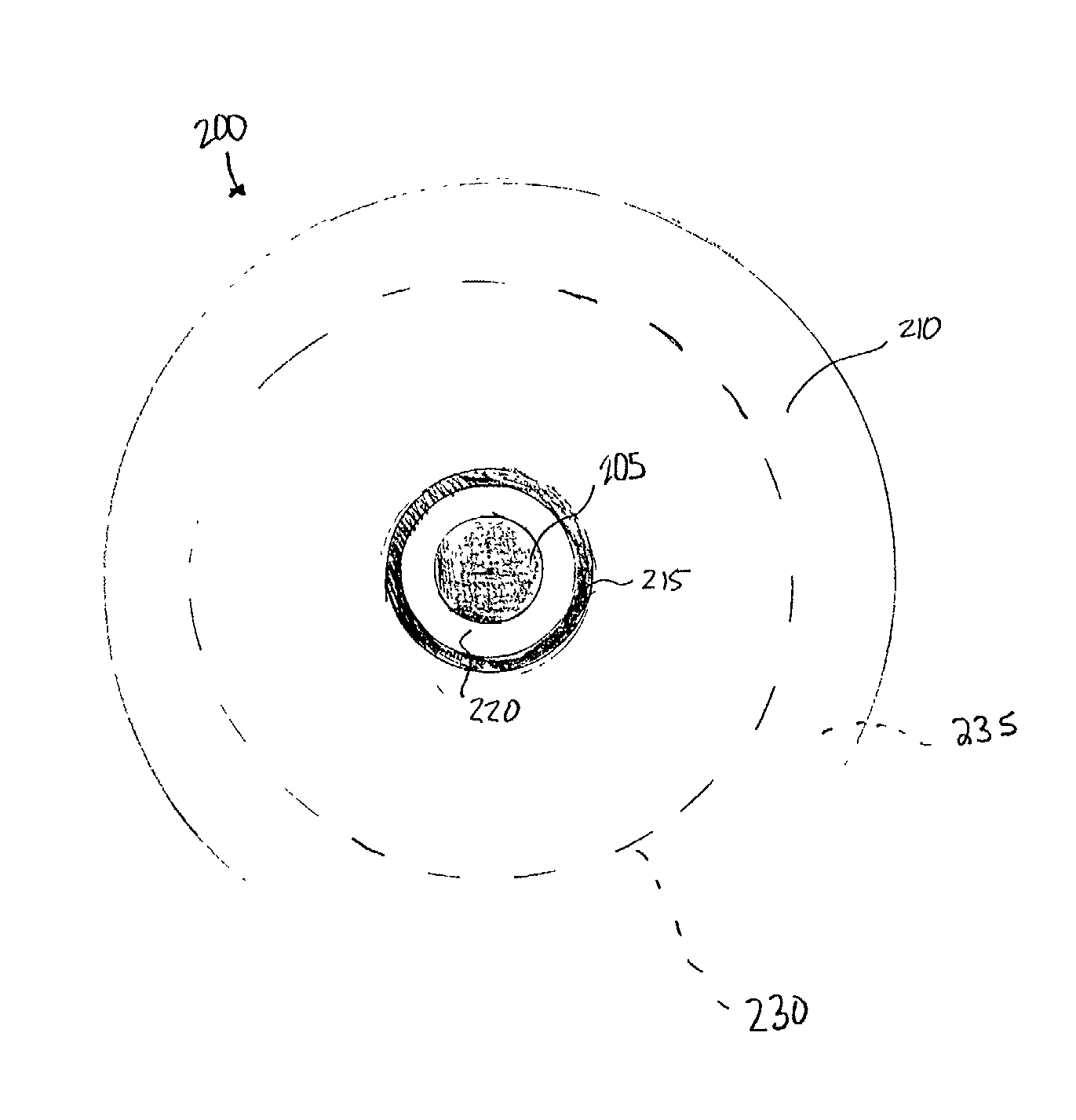 Optical fiber with reduced cladding-mode loss