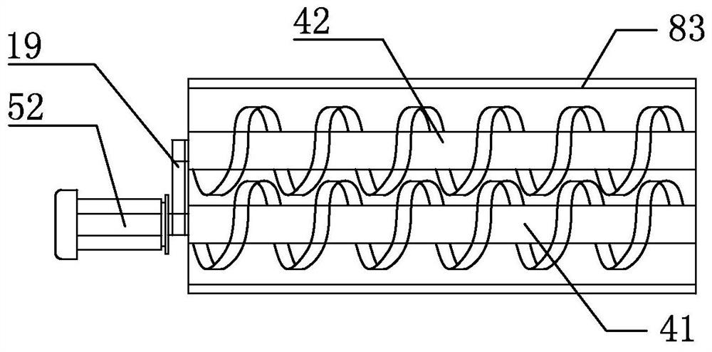 Preparation device for surface flow pattern of wood-plastic composite material