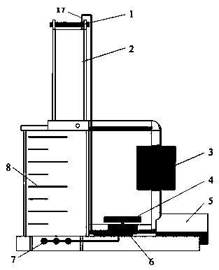 Flat plate electroplating experiment device for electrolytic copper foil