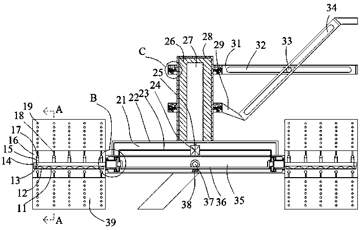 Soil turning-over and steam-disinfecting device