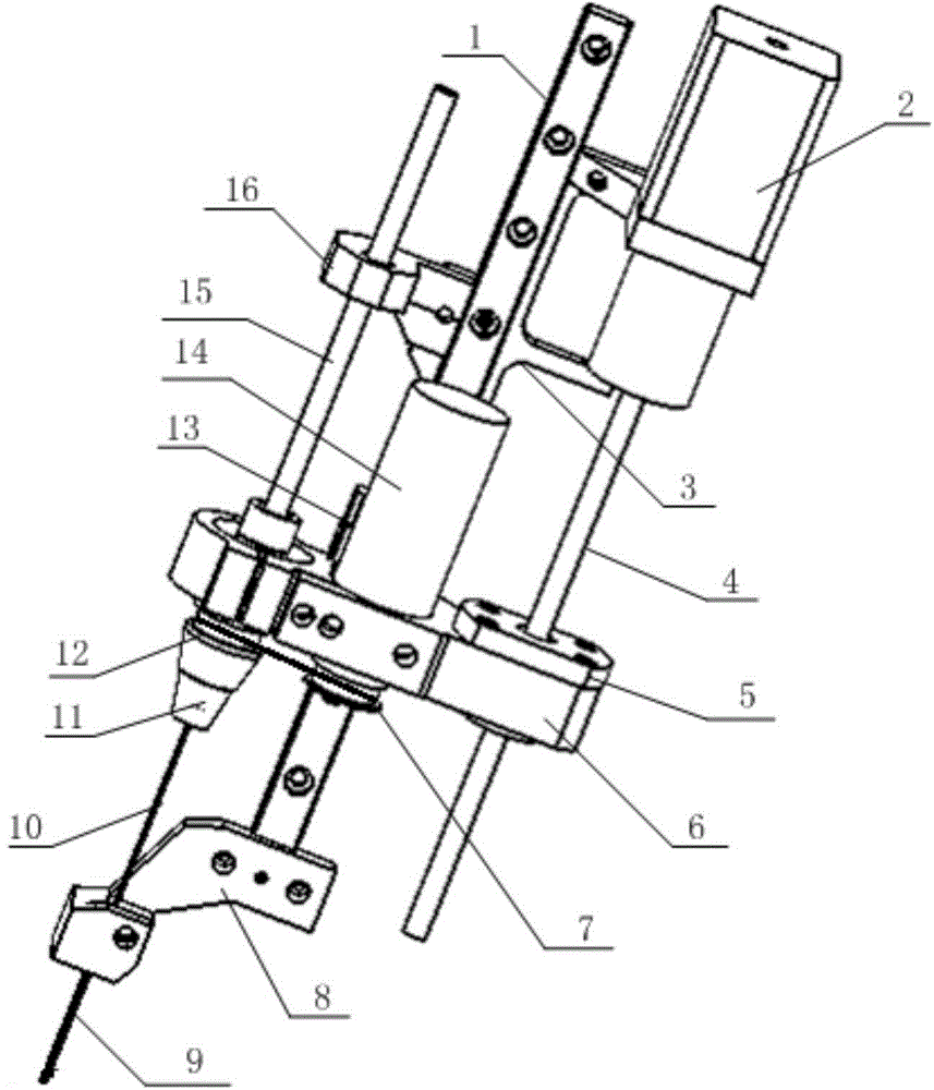 High-precision porcelain tube automatic line drawing device