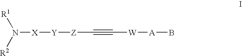 Alkyne compounds with MCH antagonistic activity and medicaments comprising these compounds