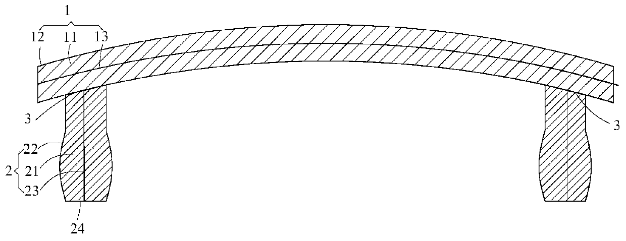 Anti-collision energy-absorbing structure of automobile and its manufacturing process