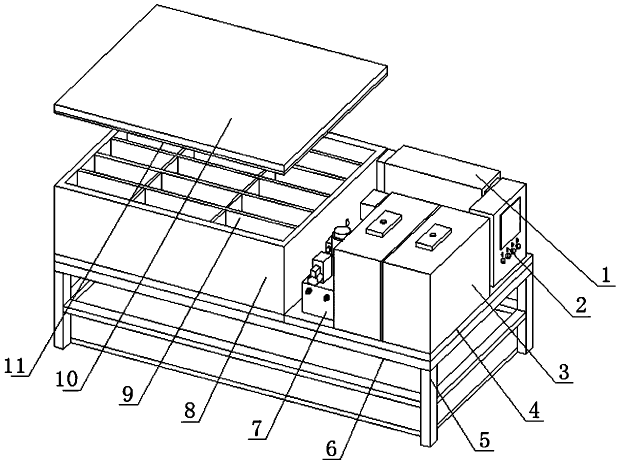 Aluminum alloy evaporating type block ice maker