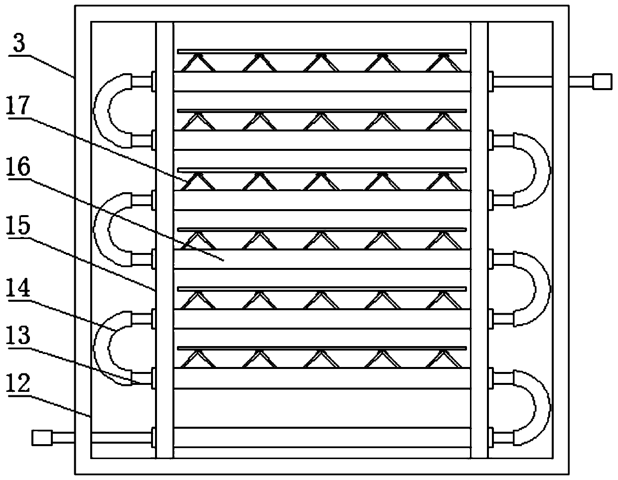 Aluminum alloy evaporating type block ice maker