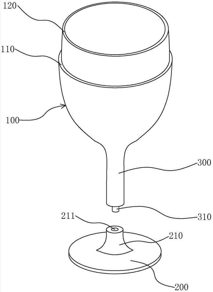 A kind of two-color plastic cup and its processing method