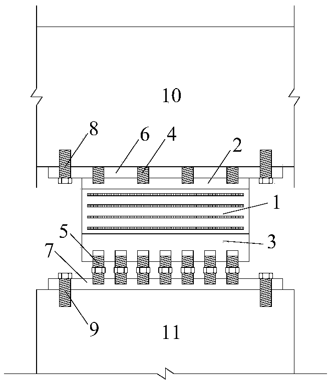 A replacement method for an easily replaceable lng storage tank vibration isolation pad