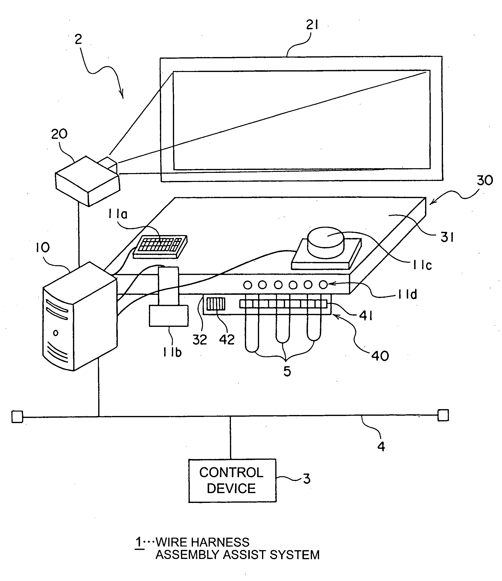 Wire harness assembly assist device, wire harness assembly assist unit, and method of assisting assembly of wire harness