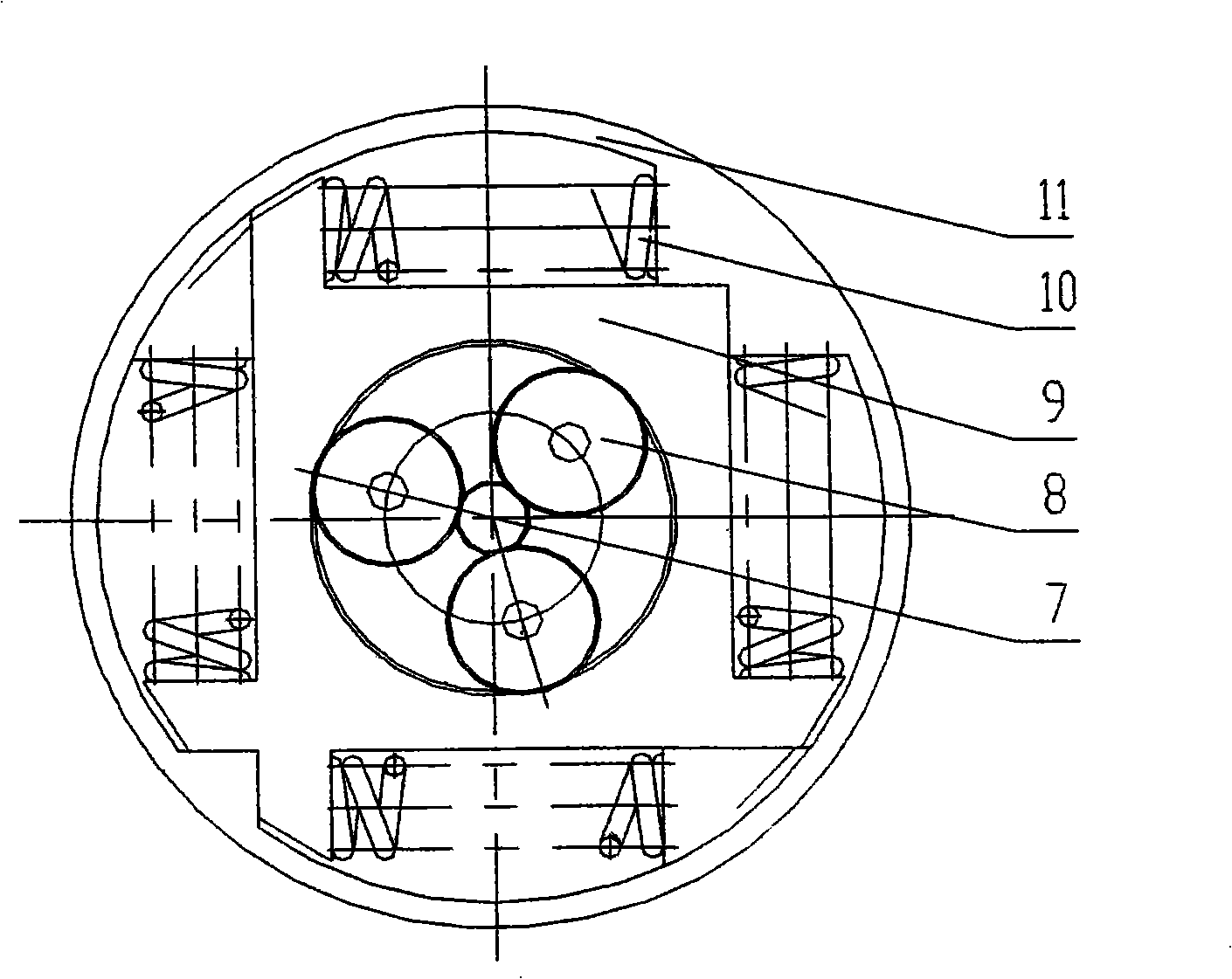 Rolling gear of turbine