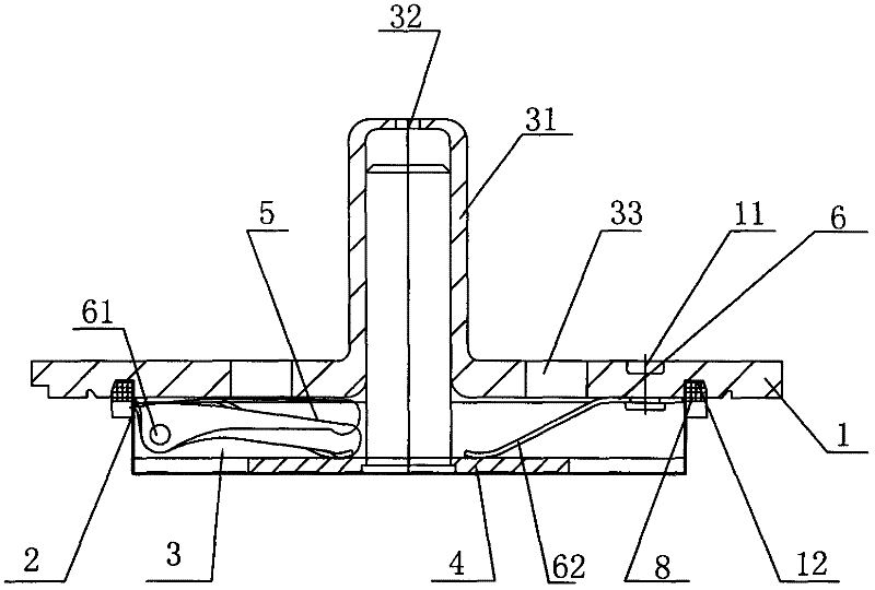 Elastic control piercing explosion protection device