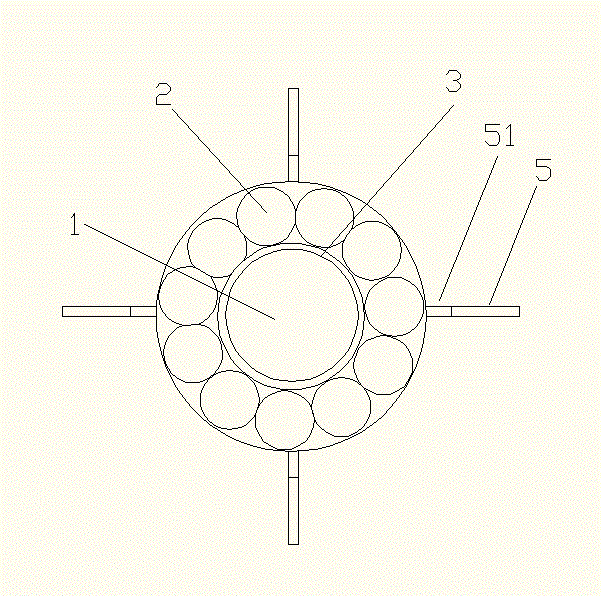 Mechanical rotating multihole pen basket