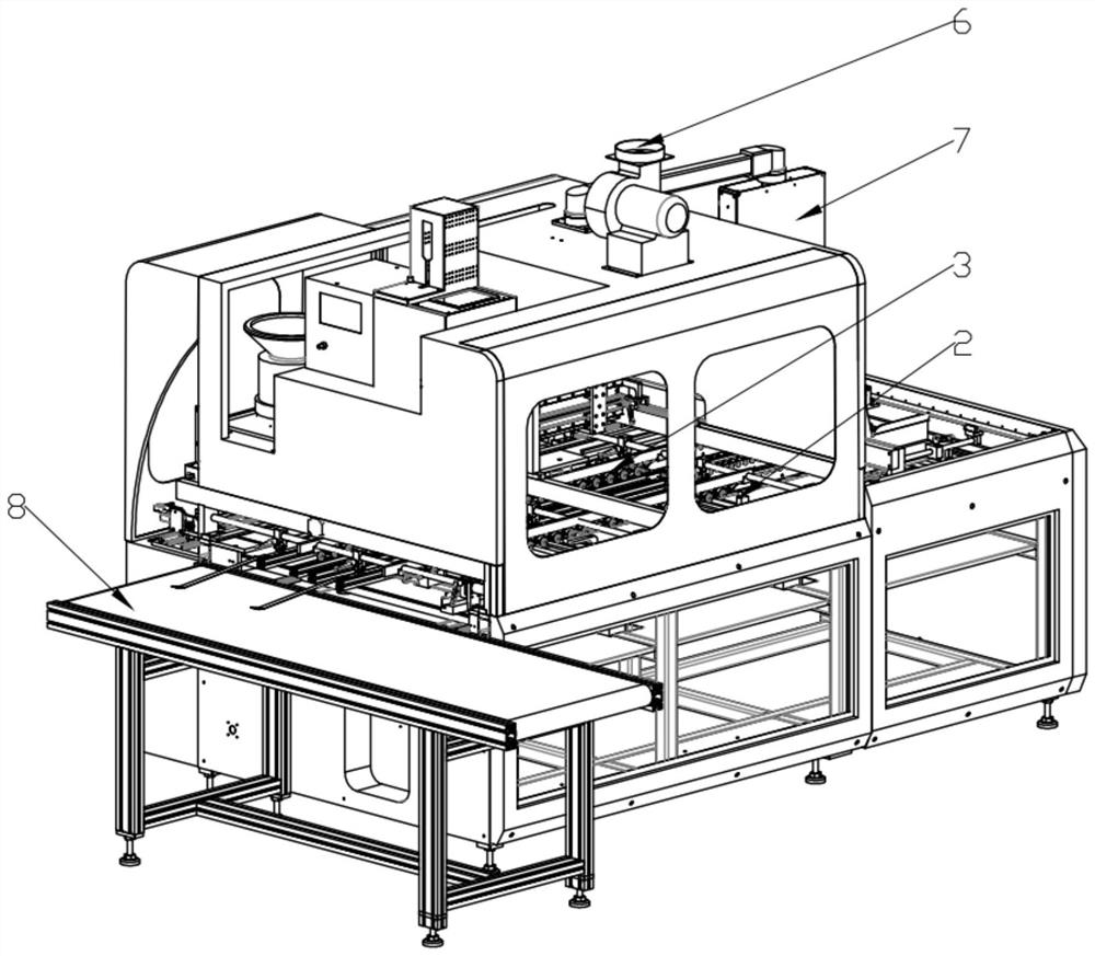 Full-automatic magnet chip mounter