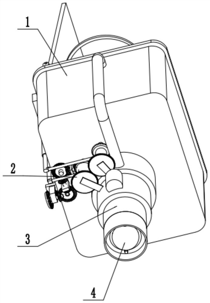 An automatic vegetable cleaning device