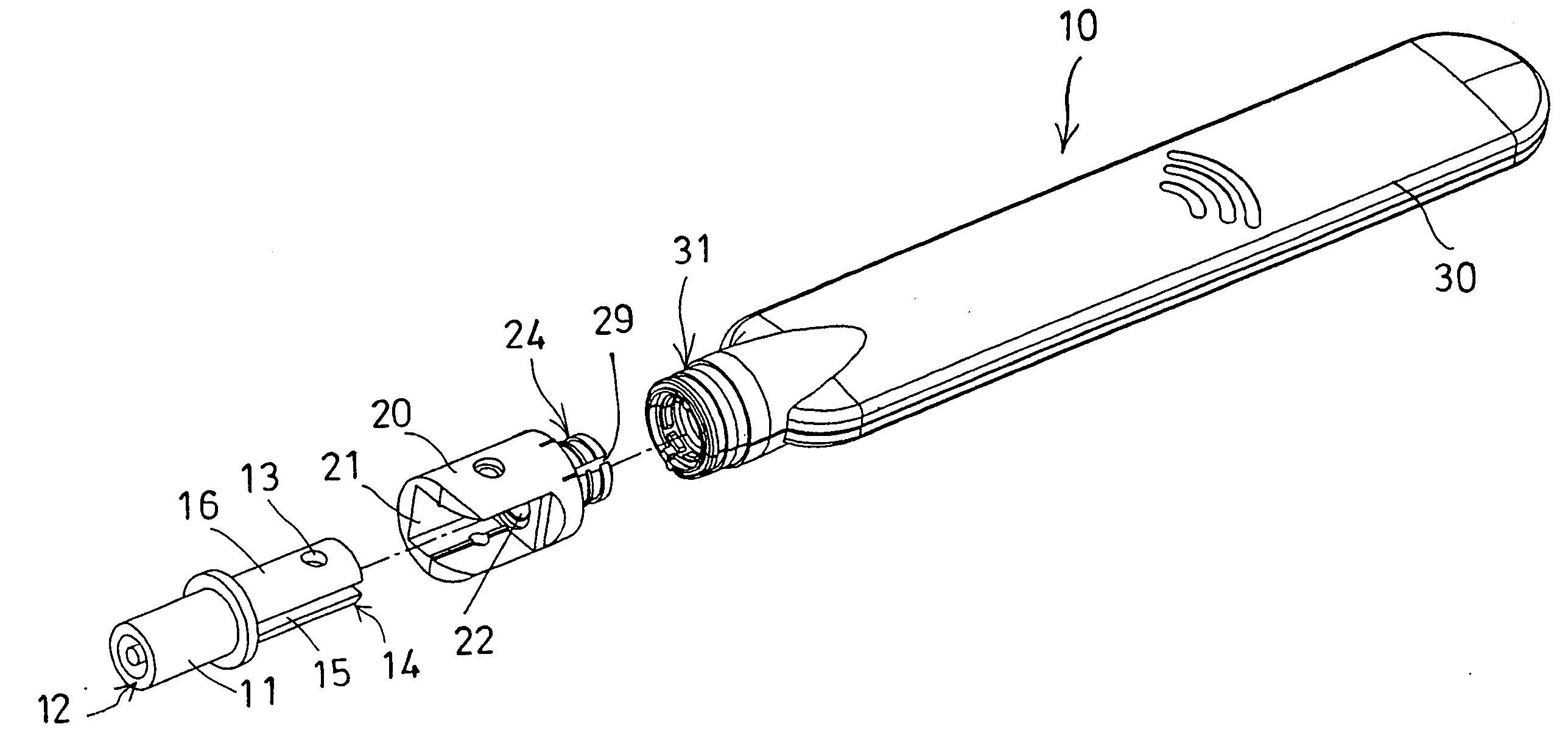 Antenna device having rotatable structure