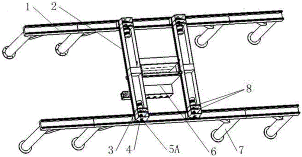 Concrete dropping device in prefabricated slab production line