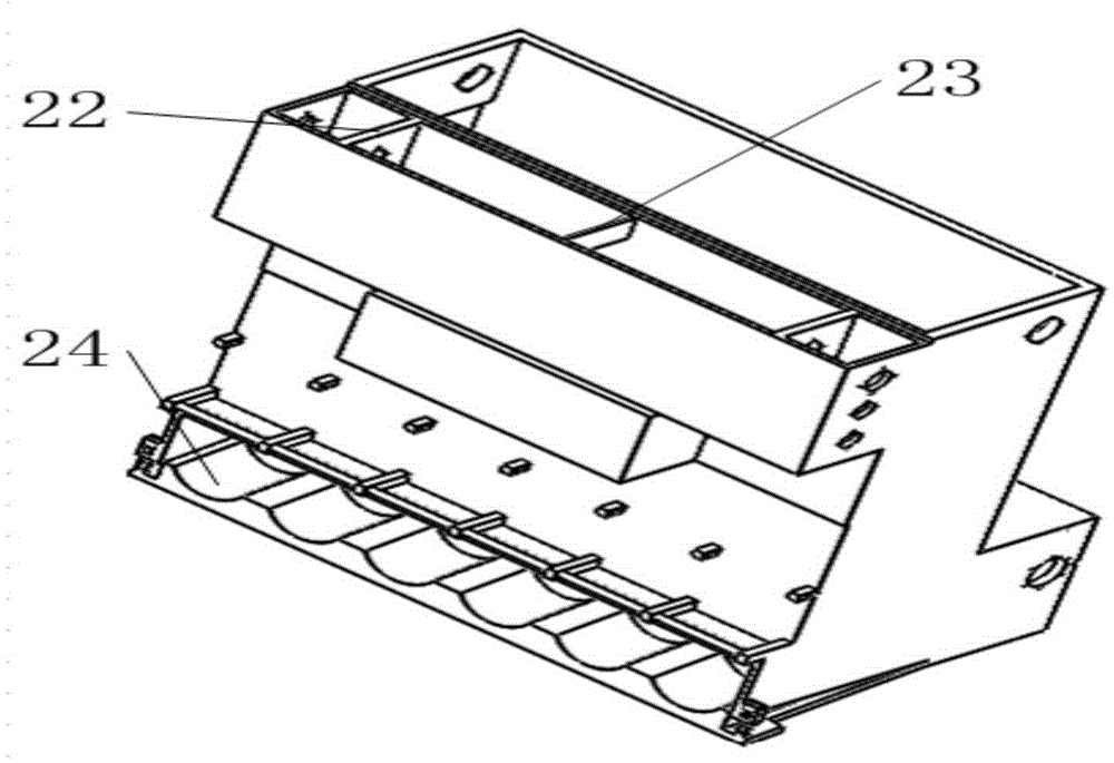 Concrete dropping device in prefabricated slab production line