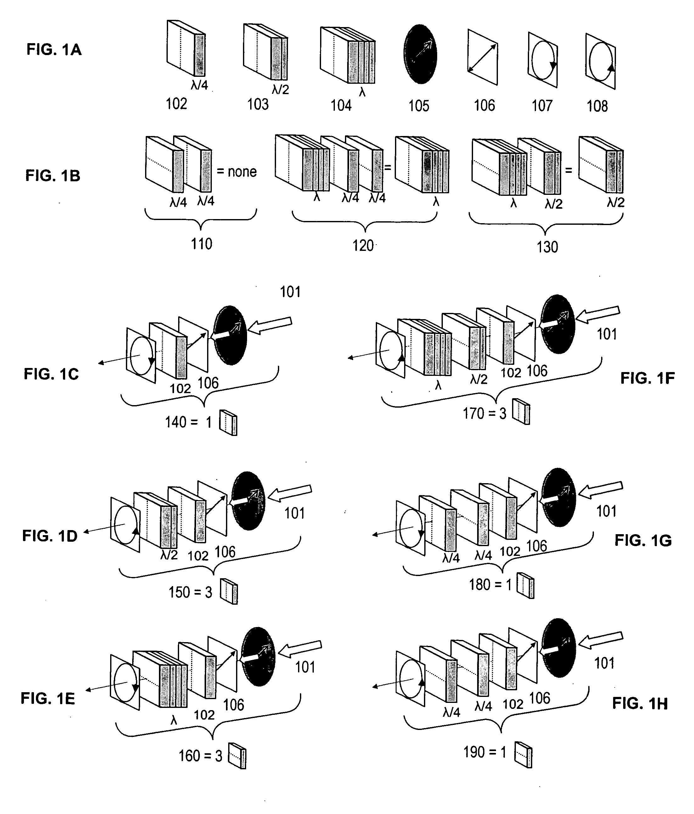 Controlling polarization for liquid crystal displays