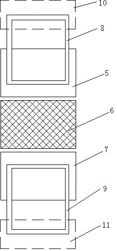 Phase change cold accumulating device