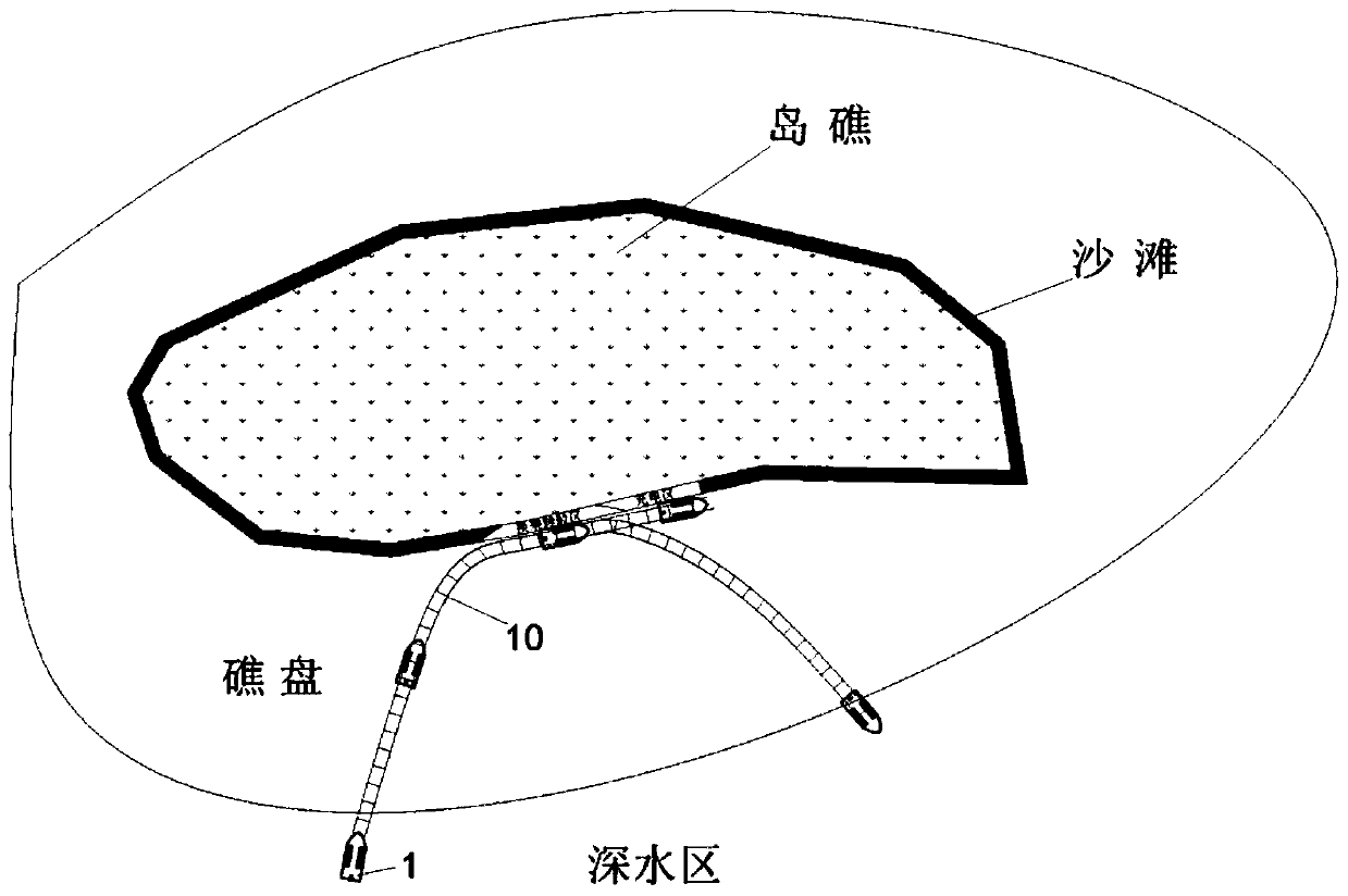 A rail transit boat suitable for rapid inter-island transfer