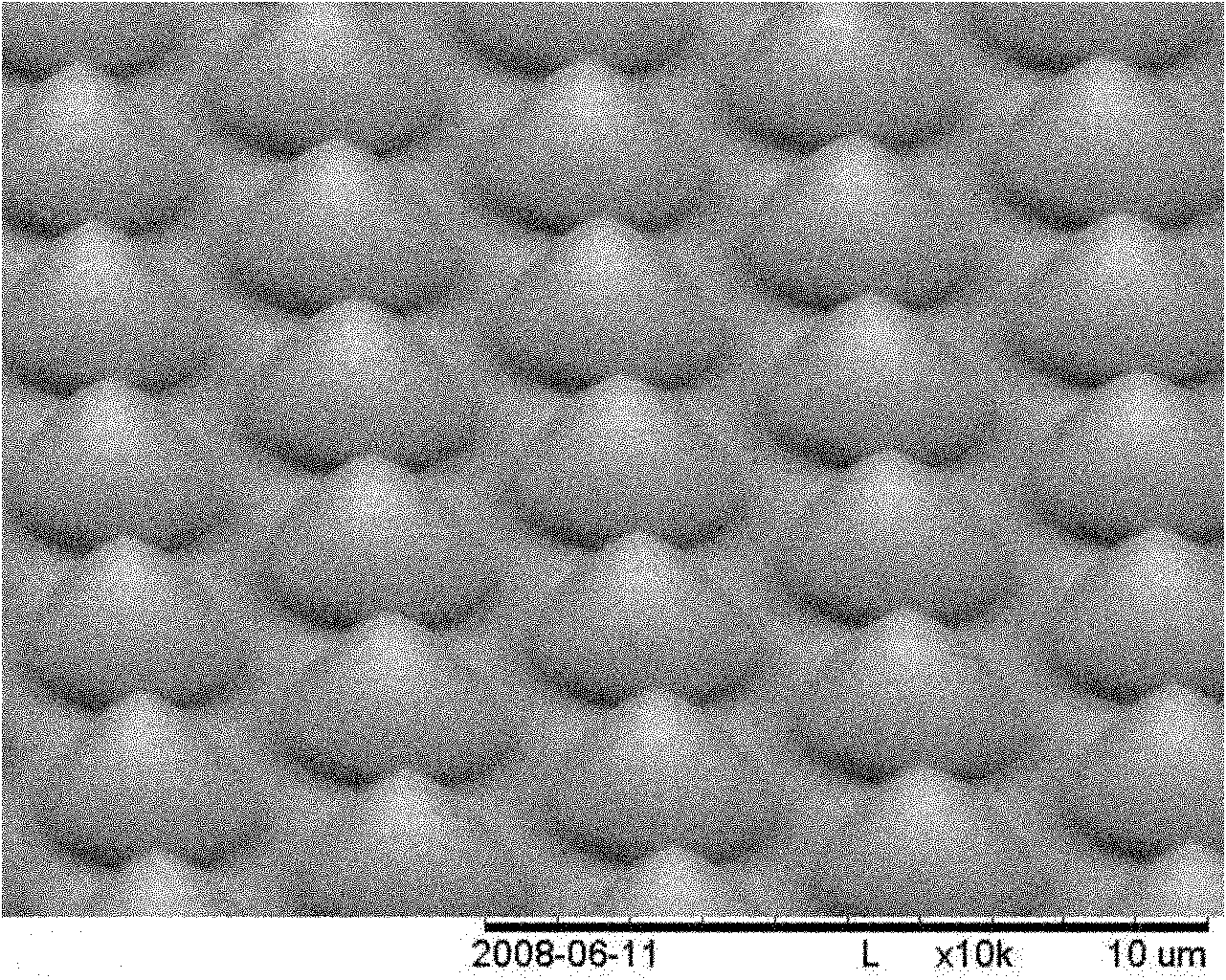 Method for preparing graphical GaN substrate