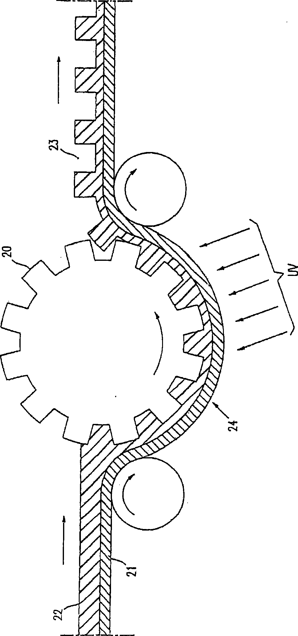 Liquid-containing film structure