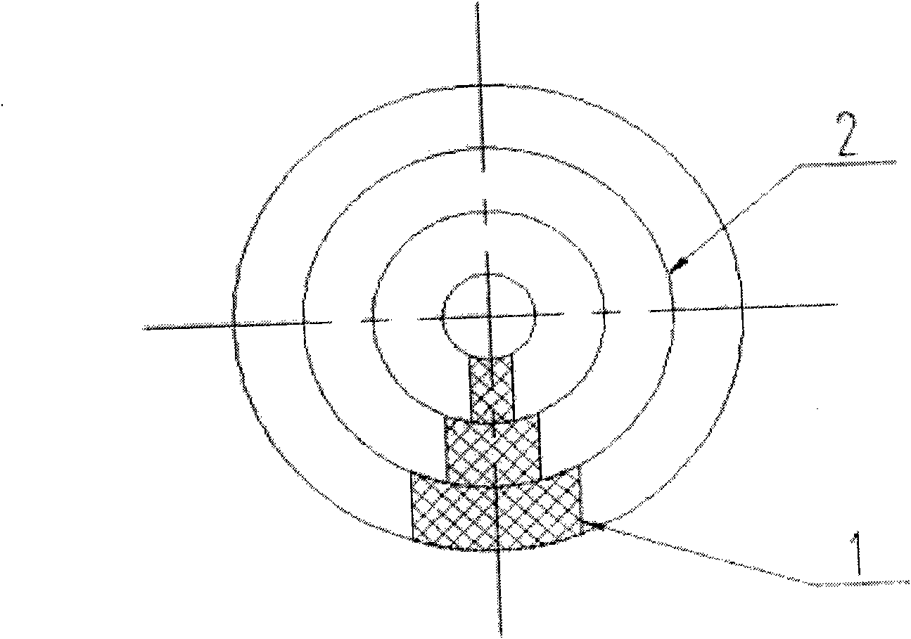 SLA (stereo lithography) technology of light curing stereo homocentric sphere